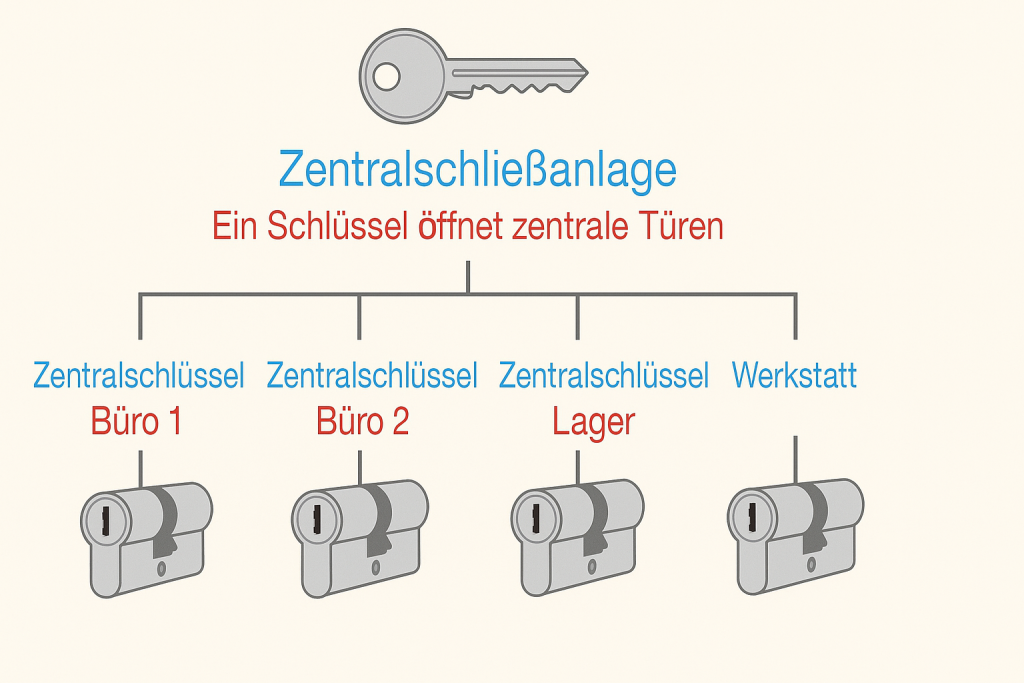 Schließanlagen Stuttgart – Zentralschließanlage für Mietshäuser und Wohnanlagen.